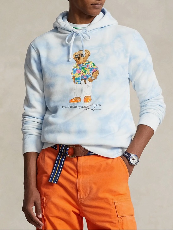 Polo Ralph Lauren Other - Polo Ralph Lauren Polo Bear Tie Dye Hoodie | LARGE TALL NWT